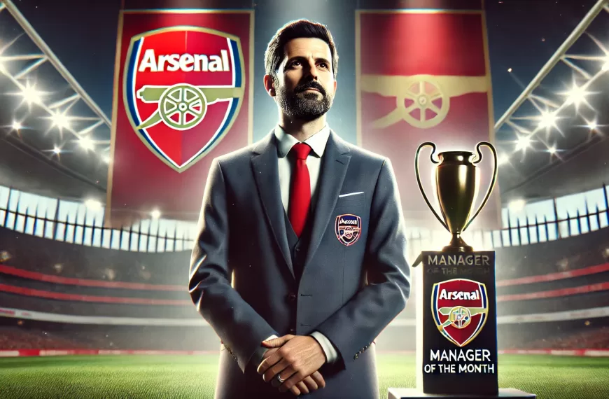 Arteta nominated for Manager of the month August